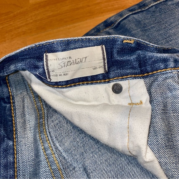 Ralph Lauren Denim & Supply Straight Leg Distressed Men’s Jeans - Picture 10 of 11